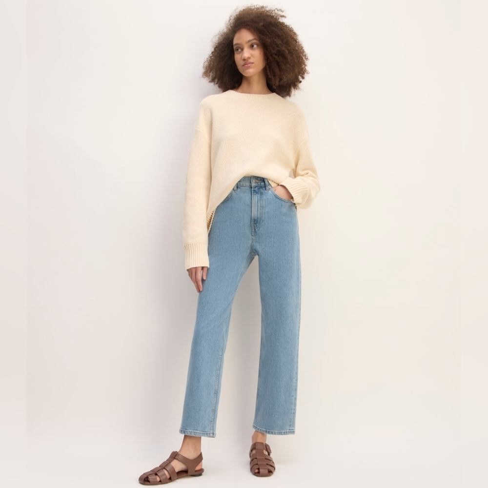 Everlane‎ Women's The Way-High Jean Size 29T Straight Cigarette Leg Stove Pipe